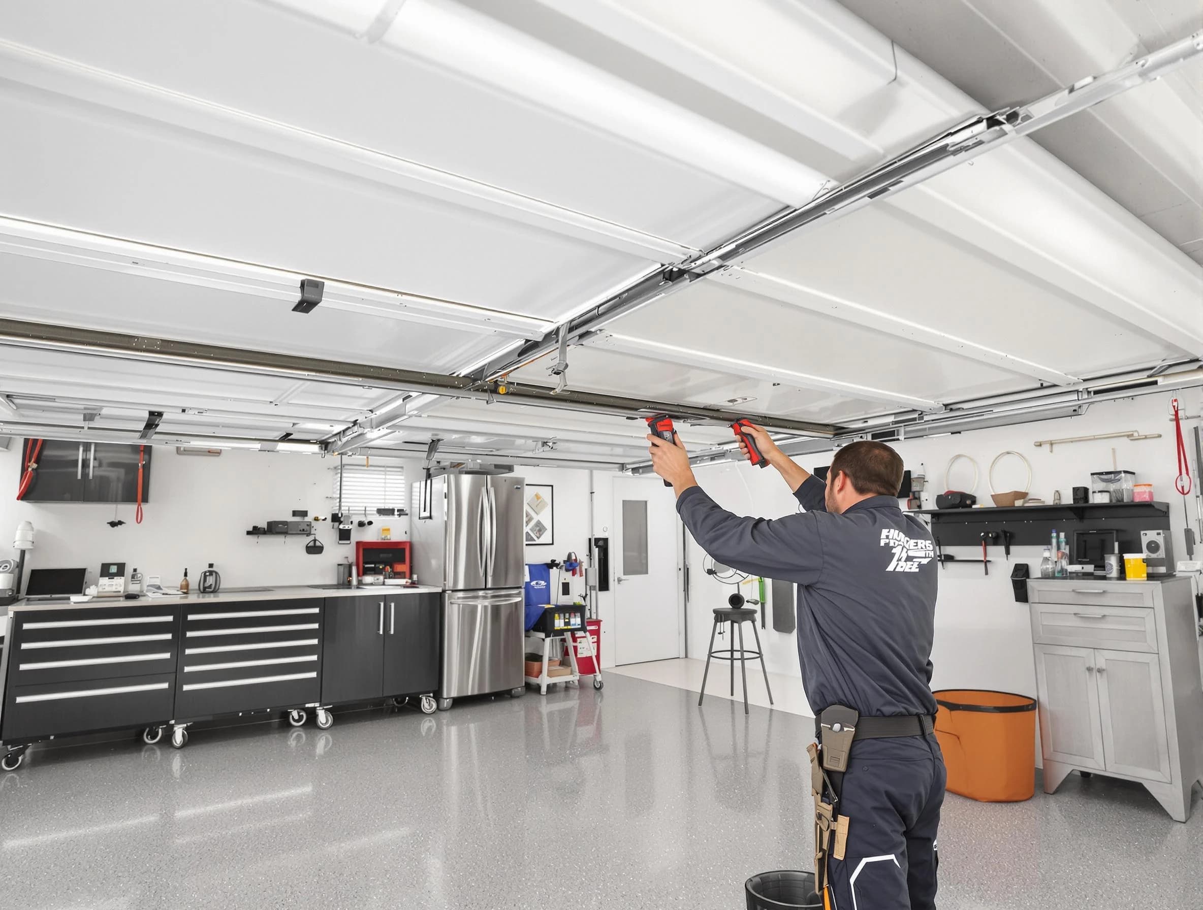 Overhead garage door repair service by Fountain Hills Garage Door Repair in Fountain Hills