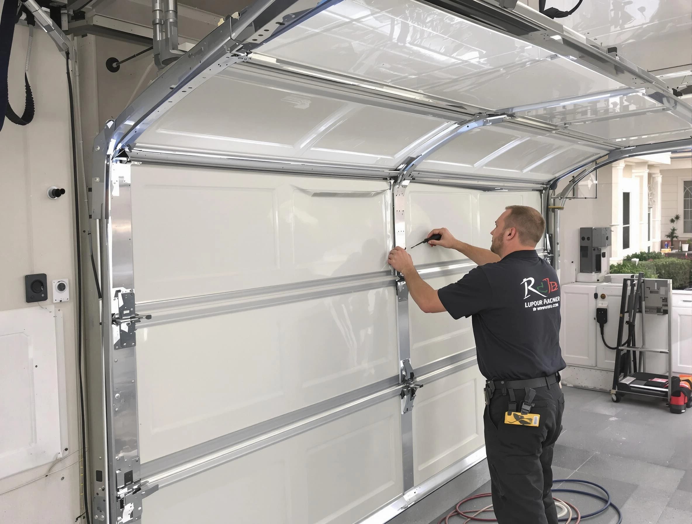 Fountain Hills Garage Door Repair professional performing panel repair in Fountain Hills